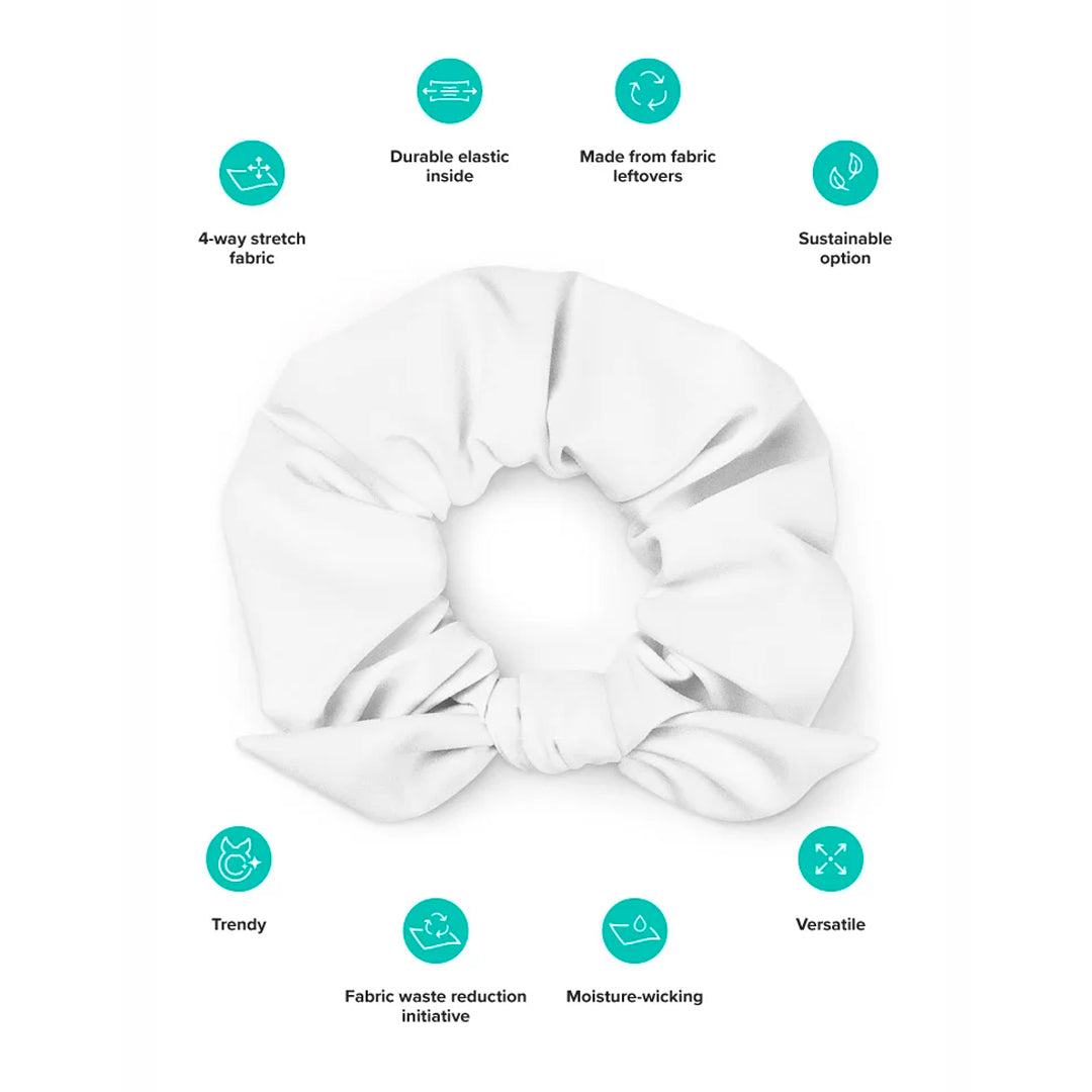 All-Over Print Recycled Scrunchie