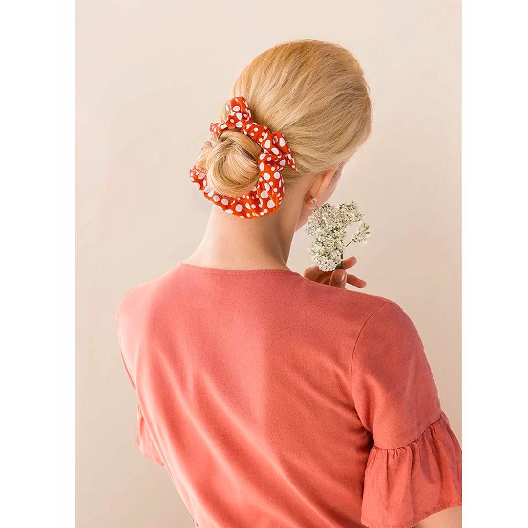 All-Over Print Recycled Scrunchie