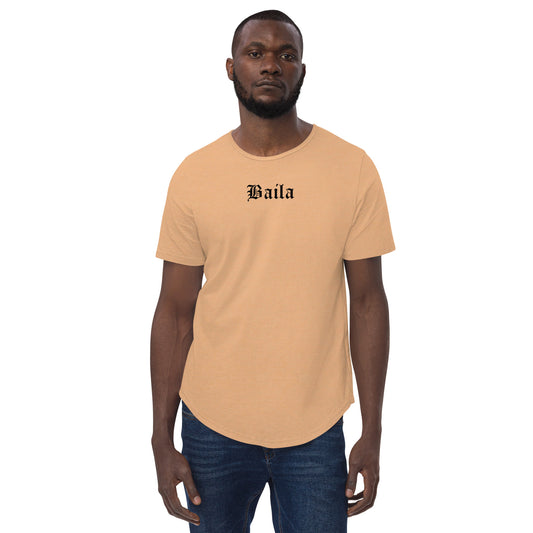 Baila Men's Curved Hem T-Shirt
