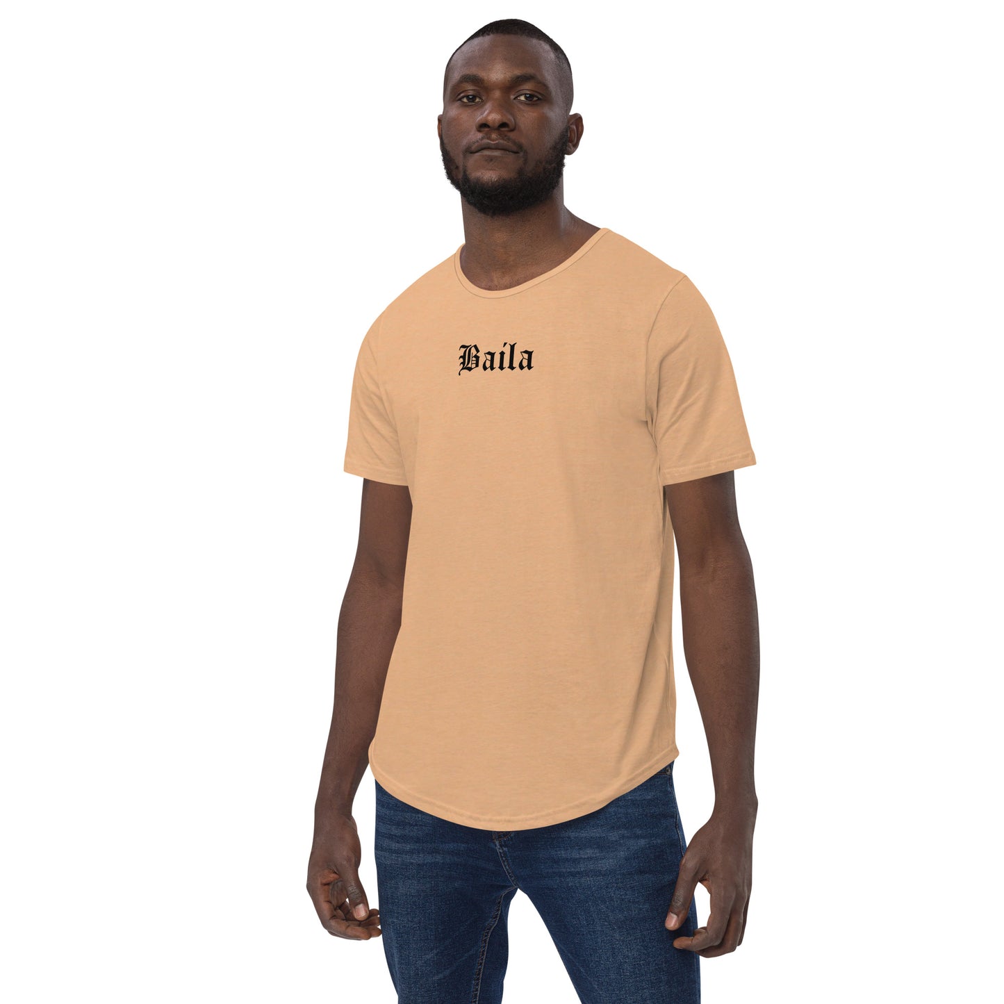 Baila Men's Curved Hem T-Shirt