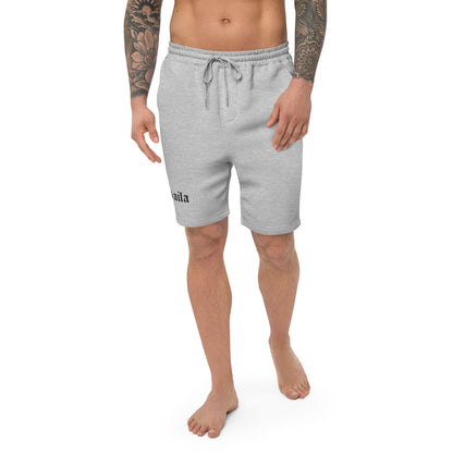 Baila Men's embroidered fleece shorts