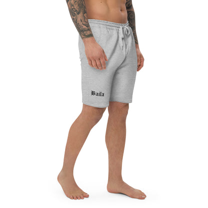 Baila Men's embroidered fleece shorts