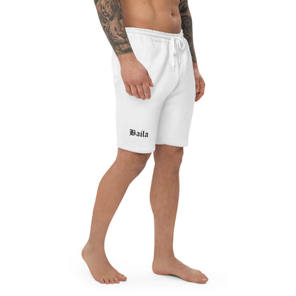 Baila Men's embroidered fleece shorts