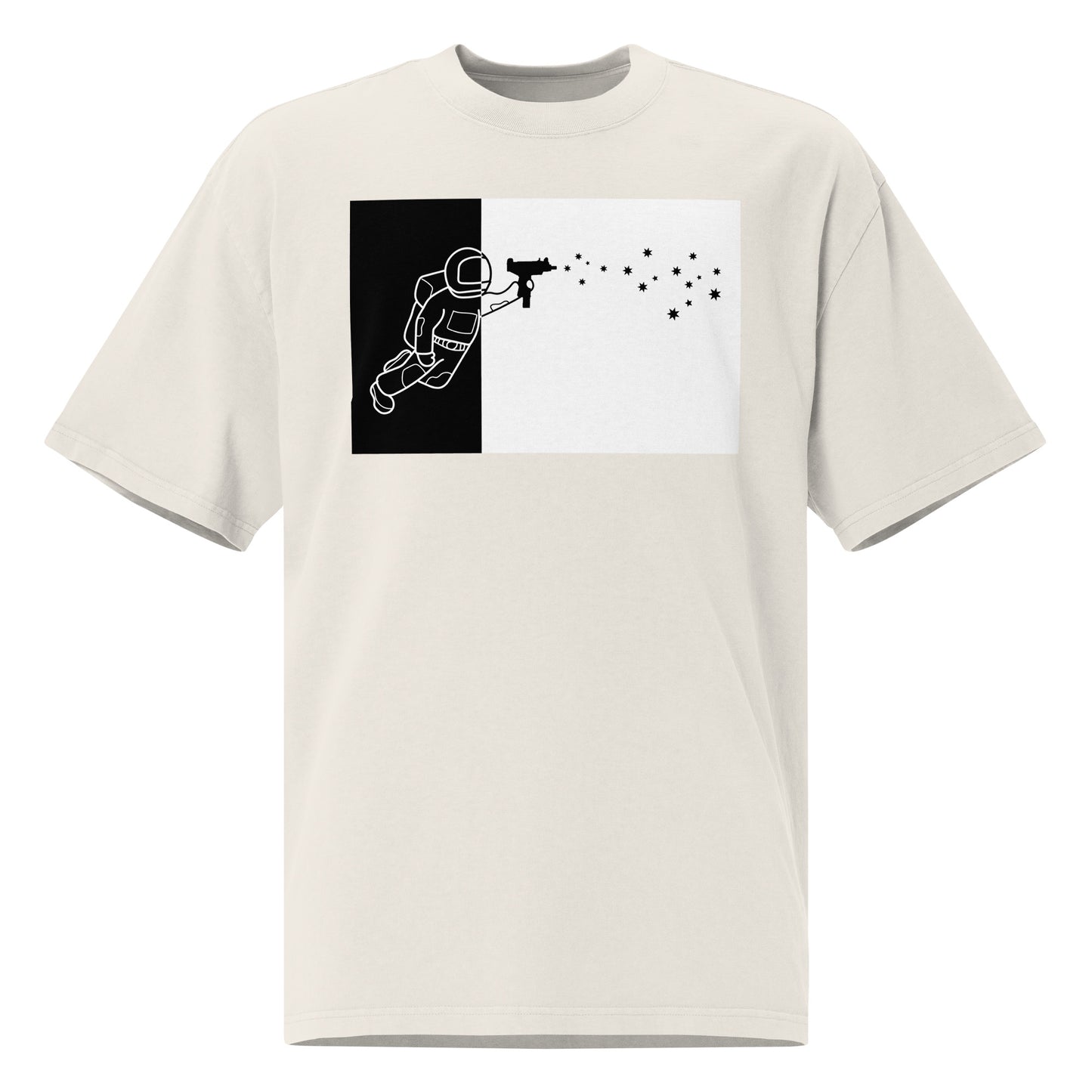 Shooting Stars - Oversized faded t-shirt