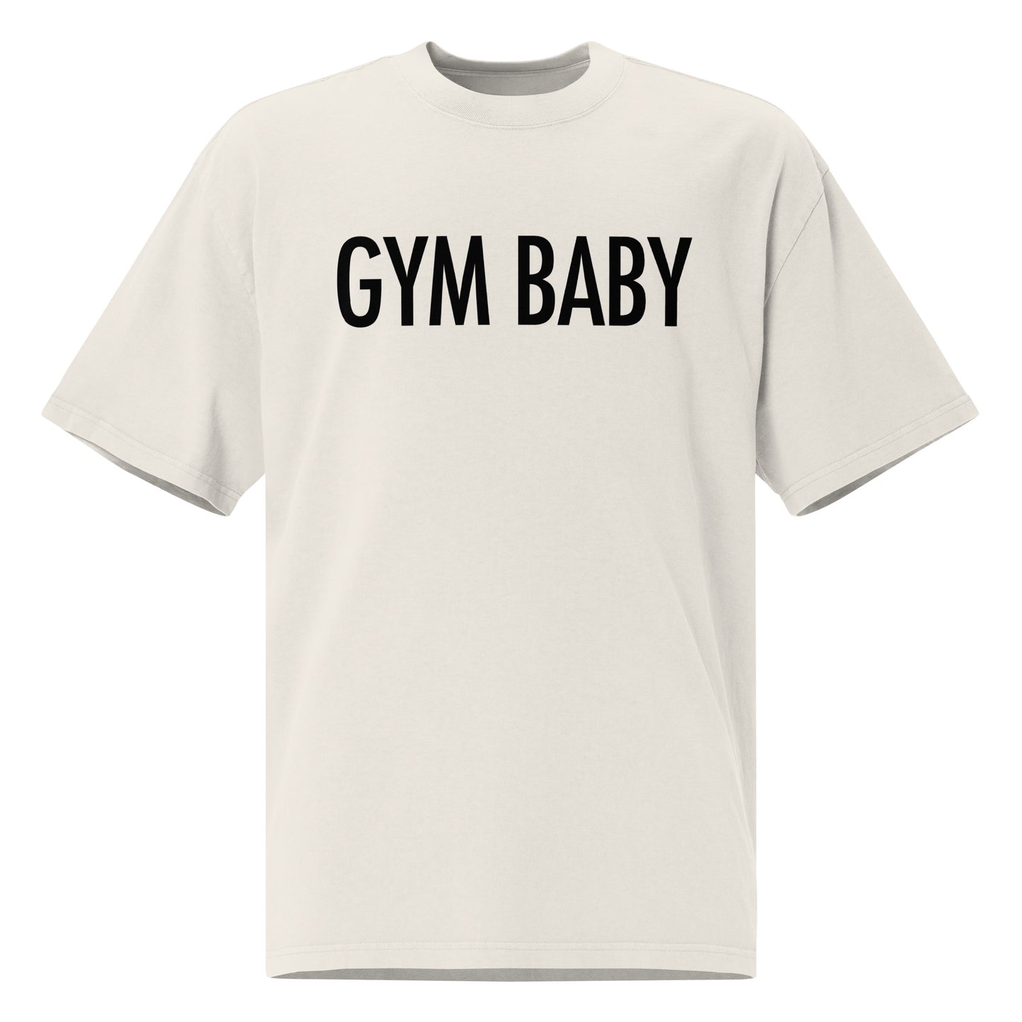 Gym Baby - Oversized faded t-shirt